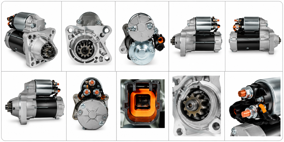12V 1.2kW Starter Motor – 9 Tooth