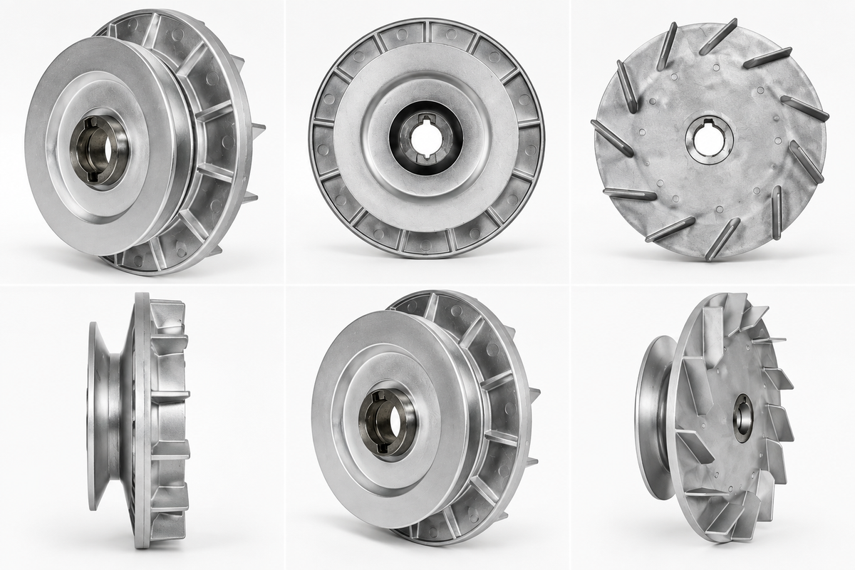 Mercedes-Benz Alternator Pulley &amp; Fan Assembly – 1 Groove
