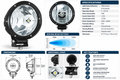 Hella ValueFit 7” Driving Light SAE/ECE approved (Single)