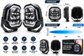 Trucklamp 9" Multifunction LED Driving Light Set