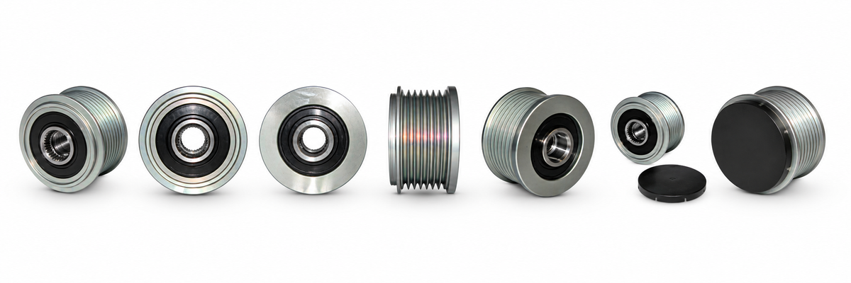 7-Groove Freewheel / Clutch Alternator Pulley