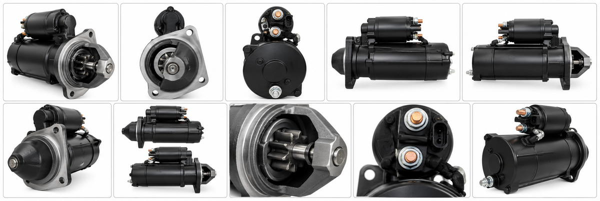 Heavy-Duty 12V Starter Motor – JCB & Industrial Equipment