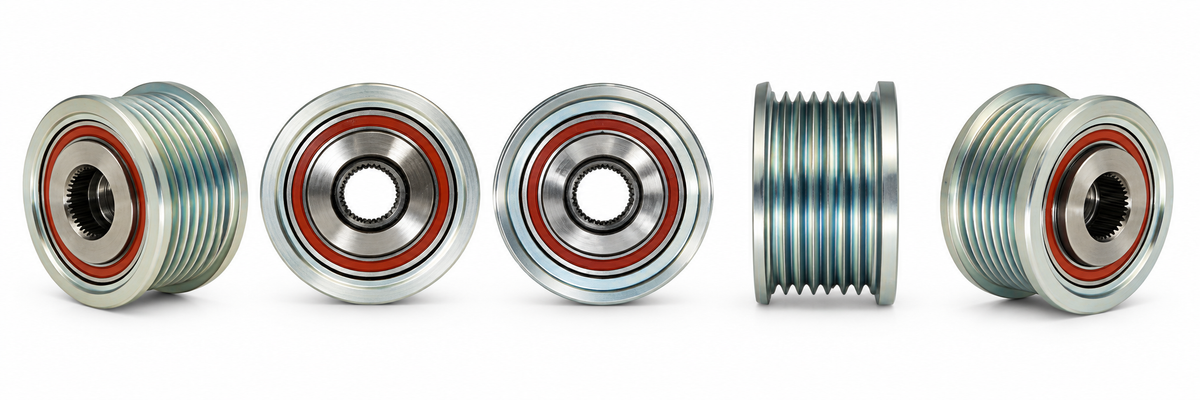 7-Groove Clutch / Freewheel Alternator Pulley